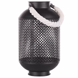 Lantern CORON Metal 34 cm Black