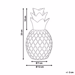 Figurine Pinapple TYANA Ceramic Gold