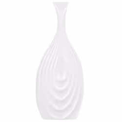 Decorative Vase THAPSUS Ceramic 39 cm White