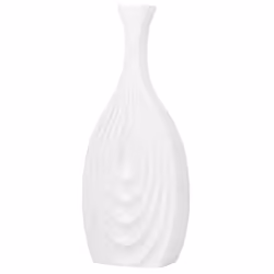 Decorative Vase THAPSUS Ceramic 39 cm White