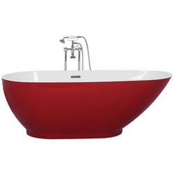 Freestanding Bathtub GUIANA 1730 x 820 mm Red