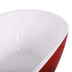 Freestanding Bathtub GUIANA 1730 x 820 mm Red