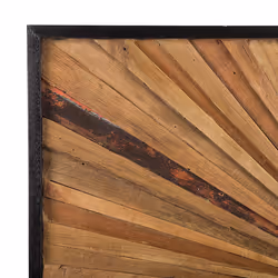 Wall Decor MERIDA Wood 60 cm Brown