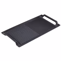AREBOS griddle plate for induction | 43.6 x 22.9 cm griddle plate | cast iron grill pate for induction, hobs, oven, BBQ, gas ...