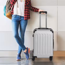 Arebos 4260627420988 luggage Silver