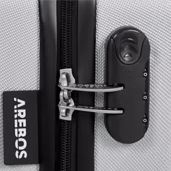 Arebos 4260627420988 luggage Silver