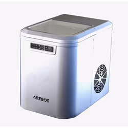 Arebos 4260627422371 ice cube maker Portable ice cube maker 12 kg/24h 120 W Silver - Additional view 6