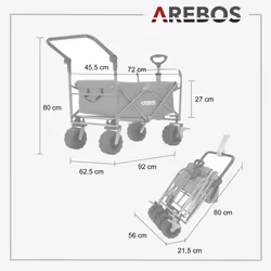 Arebos 4260627423477 hand truck