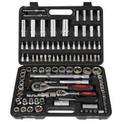 AREBOS 108 pcs Socket Wrench Set | Professional Socket Ratchet Set |Screwdriver Torx Set