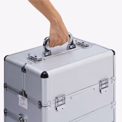 Arebos 4260627424153 makeup/manicure case Silver - Additional view 5