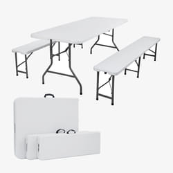 Arebos 4260627425921 outdoor furniture set White