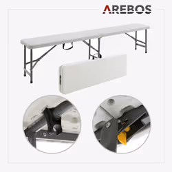 Arebos 4260627425921 outdoor furniture set White