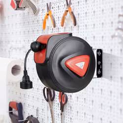 Arebos AR-HE-AKA10 power extension 10 m Red