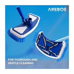 AREBOS Pool Brush Floor Cleaner Pool Cleaner Pool Vacuum Cleaner Floor Cleaner