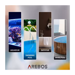 AREBOS Pool Brush Floor Cleaner Pool Cleaner Pool Vacuum Cleaner Floor Cleaner
