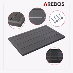 Arebos AR-HE-BP shower system Anthracite