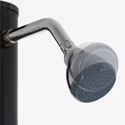Arebos AR-HE-SD20LF shower system Black - Additional view 6