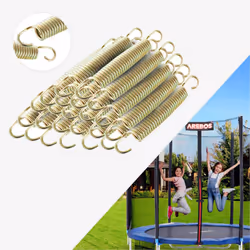 AREBOS trampoline springs | tension spring | bounce spring | compression spring | trampoline steel spring | 178 mm 24 pieces