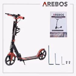 Arebos 4260627429301 kick scooter Red