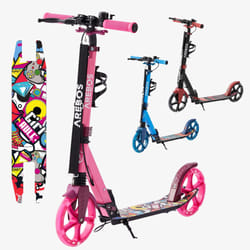 Arebos 4260627429325 kick scooter Pink