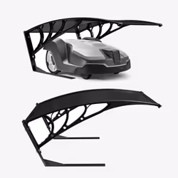 Robot lawnmower garage