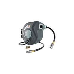 Automatic air Hose Reel 33ft (Length 10m + 1m, Inner Diameter 5/16"(8x12mm), 3/8"BSPT Connector), Retractable auto Rewind Tool for Compressed air Hose