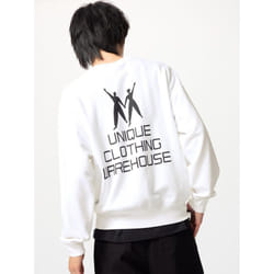 Uniqlo Japan Uniqlo Logo Sweatshirt - 00 WHITE/4XL