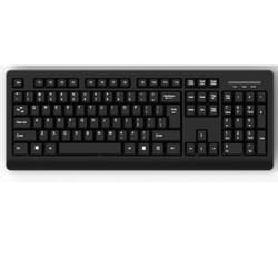 MediaRange MROS109 keyboard Office USB QWERTZ German Black