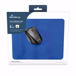 MediaRange Flat mouse pad. 250 x 220 x 3mm. blueMediaRange mousepads are the perfect addition to your workspace. Our flat mou ...