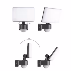 SEBSON Wall light with motion detector 19W