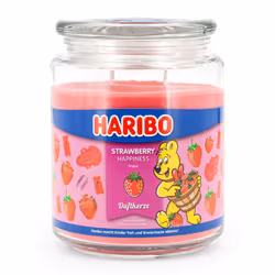 Haribo Scented Candles Aromas for Every Mood 510g - Strawberry Happiness
