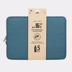Rivacase Suzuka 7705 39.6 cm (15.6") Sleeve case Aqua colour - Additional view 4