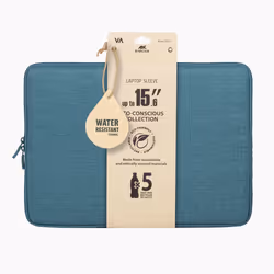 Rivacase Suzuka 7705 39.6 cm (15.6") Sleeve case Aqua colour - Additional view 6