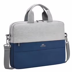 Rivacase 7522 GREY/DARK BLUE, Briefcase, 35.6 cm (14"), Shoulder strap, 410 g