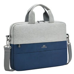 Rivacase 7522 GREY/DARK BLUE laptop case 35.6 cm (14") Briefcase Blue, Grey