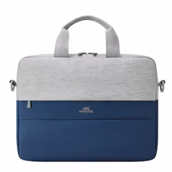 Rivacase 7522 GREY/DARK BLUE laptop case 35.6 cm (14") Briefcase Blue, Grey