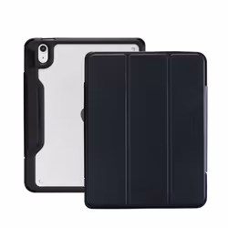 DEQSTER Rugged MAX Case for iPad 10.9" (10th Gen.), Black, Flip case, Apple, Apple iPad 10, 9" (10. Gen.) / Apple Pencil (1. ...