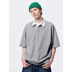 Gu By Uniqlo Sweat Tee  Half Sleeve   Lager - 03 GRAY/XL