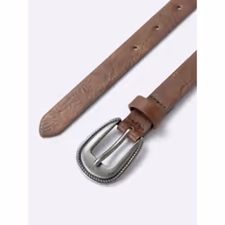 Gu By Uniqlo Concho Buckle Narrow Belt - 09 BLACK/ONE SIZE
