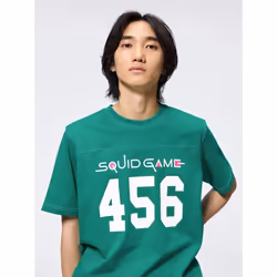Gu By Uniqlo Graphic T Netflix Series Squid Game - 55 GREEN/XL