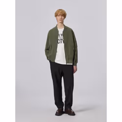 Gu By Uniqlo Rib Blouson Undercover - 57 OLIVE/XS
