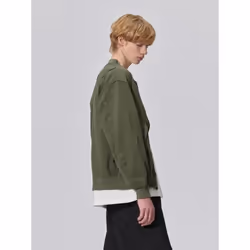 Gu By Uniqlo Rib Blouson Undercover - 57 OLIVE/XS