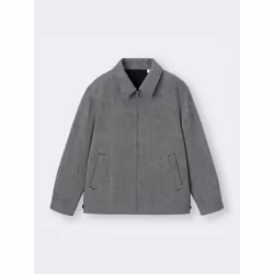Gu By Uniqlo Cozy Melton Zip Up Blouson Sw+os  Us Specification - 05 GRAY/XS