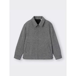 Gu By Uniqlo Cozy Melton Zip Up Blouson Sw+os  Us Specification - 05 GRAY/XS