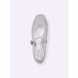 Gu By Uniqlo Mesh Mary Jane Shoes - 09 BLACK/XXL