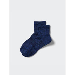 Uniqlo Japan Half Sock Pile - 68 BLUE/2527