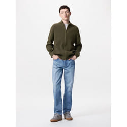 Uniqlo Japan Regular Fit Jeans Long Length - 63 BLUE/32