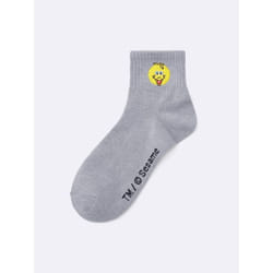 Gu By Uniqlo Socks Sesame Street - 03 GRAY/2729cm