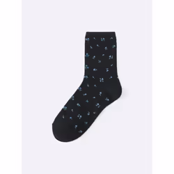 Gu By Uniqlo Ankle Socks  Flower - 01 OFF WHITE/ONE SIZE