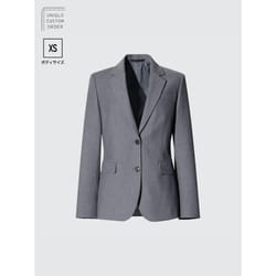 Uniqlo Japan Stretch Tailored Jacket  Set Up  Xs - 05 GRAY/58